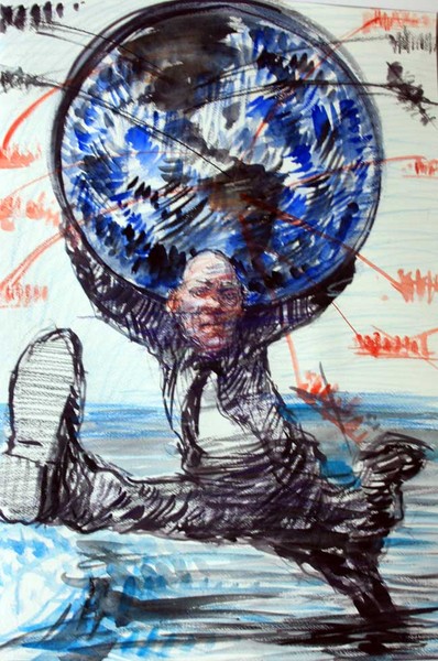 Mit großen Schritten voran